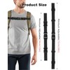 Adjustable Backpack Chest Strap 2Pair, Quick Release Backpack Sternum Strap