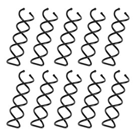 YEEPSYS Spiral Hair Pins,10 Pack Twist Hair Pins Corkscrew Hair Pins Spin Pins Non-Scratch Round Clip for Women Hair Style DIY