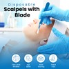 Sterile Disposable Scalpels with Blade - Surgical, Lab, and Craft