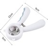ZB.soar Pet Nail Clippers, Avoid Nails Flying Everywhere, Transparent Nail