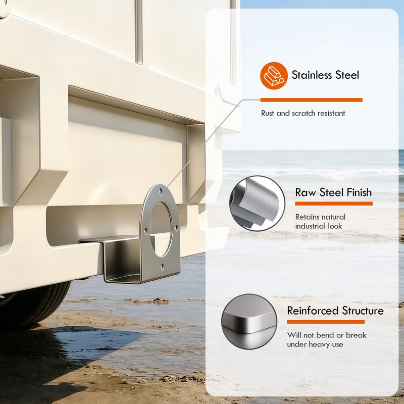 Stainless Steel 90 Degree Truck Watermelon Light Mount Bracket