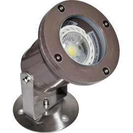 Fiberglass 12V LED Pond/Fountain Underwater Light with Stainless Steel Base