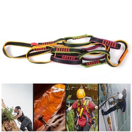 Wosune Daisy Chain Rope, Outdoor Nylon Climbing Daisy Rope Climbing Daisy Chain Rope Downhill Forming Ring Sling Personal Anchor for High-Altitude Work for Hole Exploration