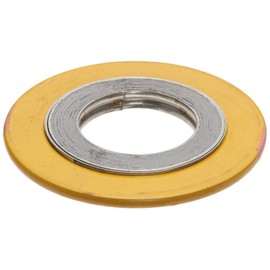 Metal Reinforced Mica Graphite Flange Gasket, Ring, Fits Class 150 Flange, 1/2" Pipe Size, 3/4" ID, 1-7/8" OD (Pack of 1)