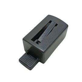 Genuine Dishwasher Basket Runner Rail Back Stop Dark Grey Compatible With INDESIT C00386600 / C00386600-2