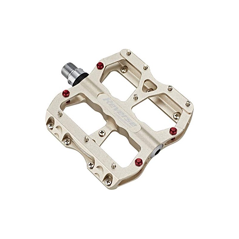 Reverse Escape Flat Bicycle Pedal MTB Downhill Sand/Metallic