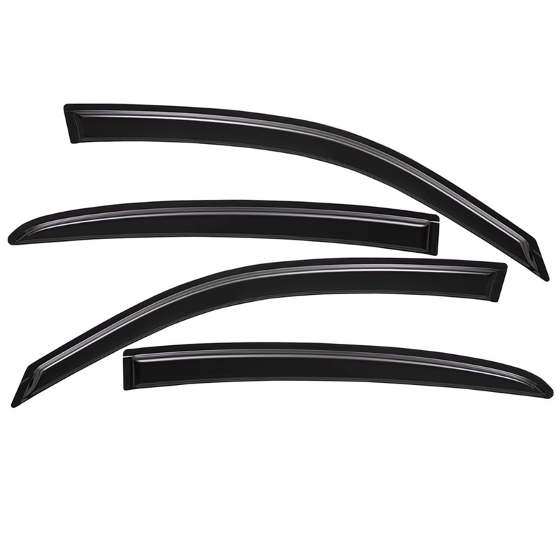 Lightronic Extra Durable Outside-Mount Auto Vent Window Visor, Fits 2011-2023