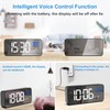 Digital Alarm Clock, with Large Led Temperature Display, Portable Alarm