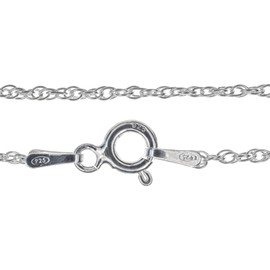 Markylis - Solid Italian 925 Sterling Silver Twisted Prince of Wales Bracelet Jewellery Chain for Woman Ladies and Children - 1.5mm Guage - Choose your size - 7.5inch - 7.5"