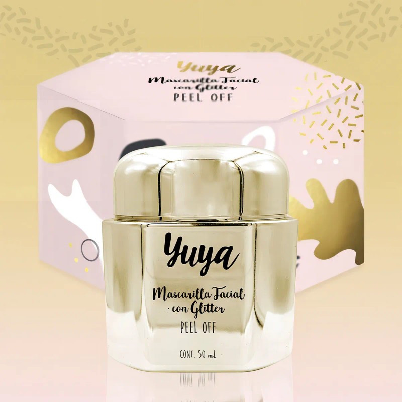 🔥 Mascarilla facial yuya peel off glitter 50ml hidratante extracto