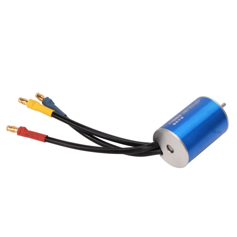 Brushless Motor 2435 3300KV Waterproof Red Aluminum Alloy CNC Machining