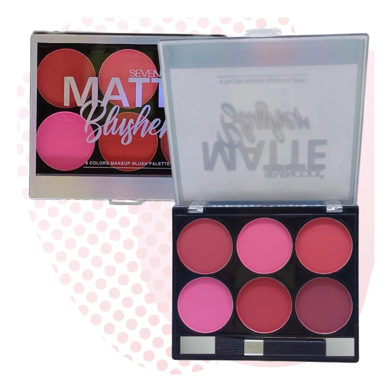 Paleta De Rubores Matte