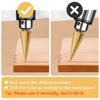 MXTIMWAN HSS 6-Piece Step Drill Set, Taper Drill Metal, Peeling