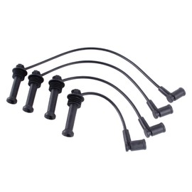 Asical YS6F12284B1A YS6F12287A1A YS6F12286A1A 4-Piece Ignition Cable Ignition Cable Ignition Coil Ignition Wire Set Suitable for Mondeo Fiesta Mk4 Fusion Estate Focus Mk1 V50 C-Max 1335374 13353777