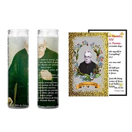 Gifts by Lulee, LLC Servant of God Don Dolindo Ruotolo The Surrender Padre Pio Friend Novena Set of Candles and or Prayer Card (2 Candles and Prayer Card)