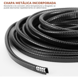 BOJA Protector de Puertas Automovil 20M, Protector para Puertas de Auto para SUV y Sedan (Negro)