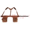 Tourbon Carpenter Tool Belt with Suspenders Padded Mesh Rig Electrician's