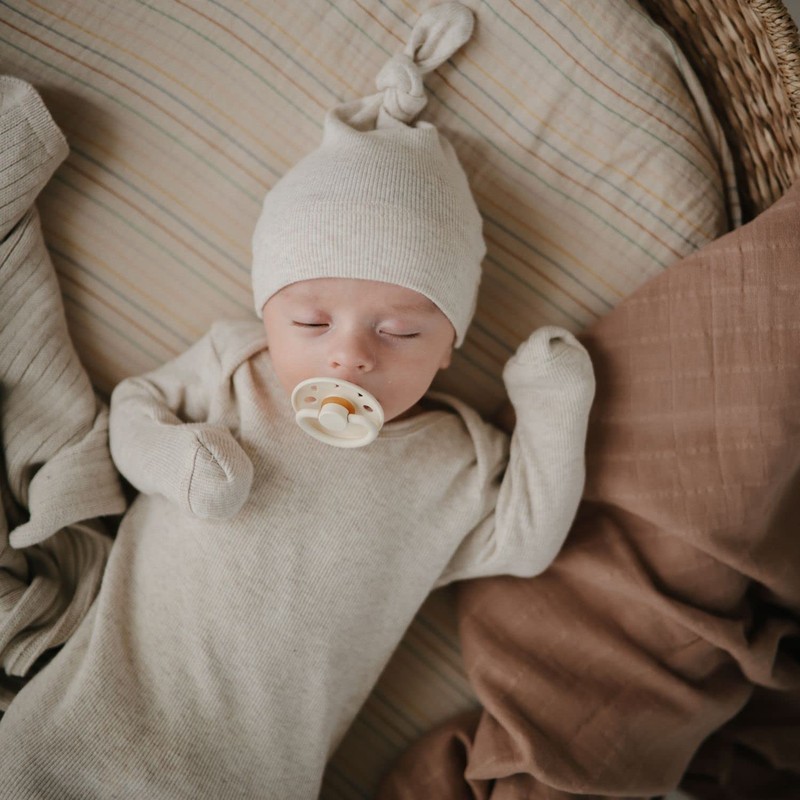 Mushie Fitted Crib Sheet | Extra Soft Muslin Crib Sheet