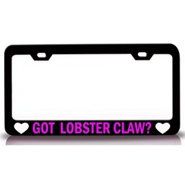 Custom Brother - GOT Lobster Claw Flowers Metal Car SUV Truck License Plate Frame Bl d26