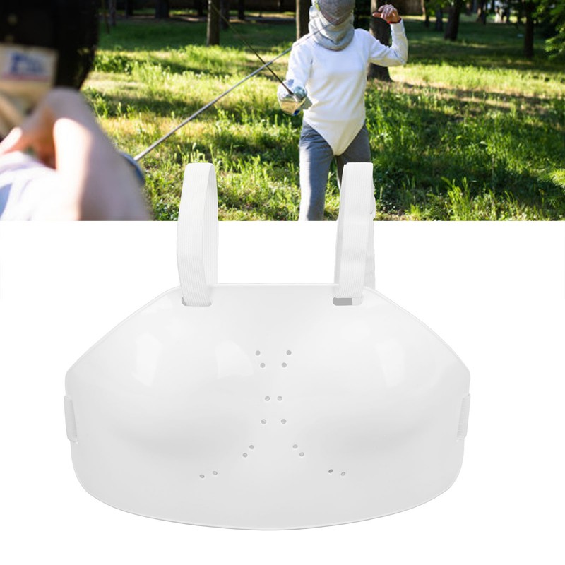 Fencing Sport Chest Guard PVC Adjustable Strap Fencing Women Breast