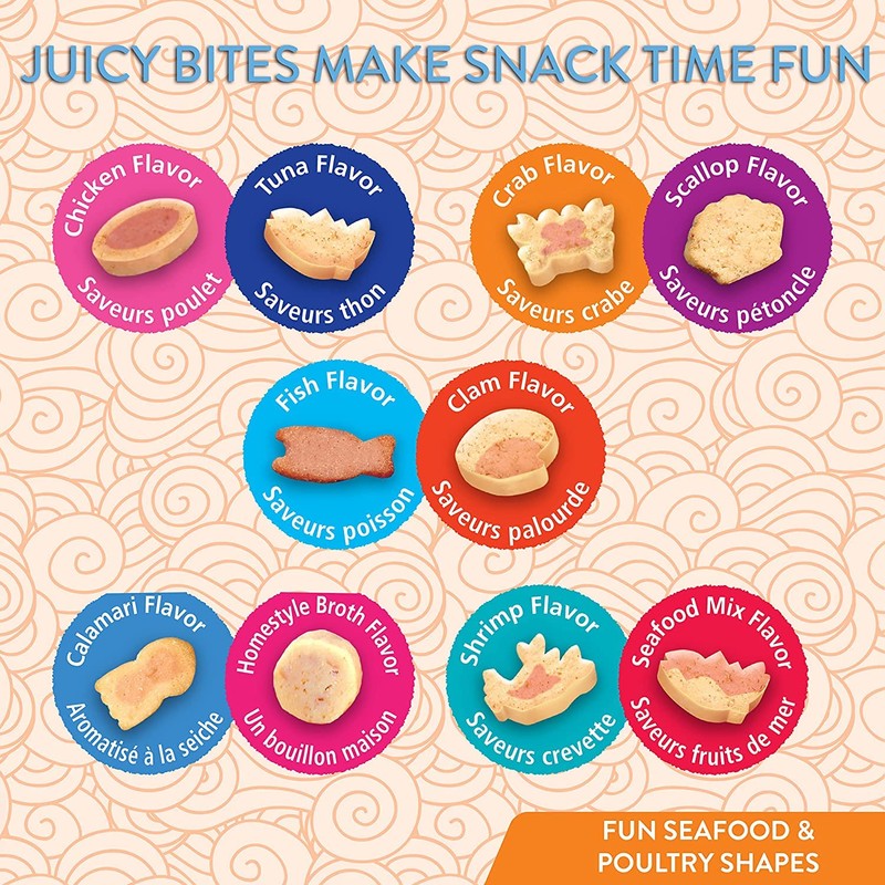 INABA Juicy Bites Grain-Free, Soft, Moist, Chewy Cat Treats with