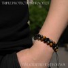 Triple Protection Bracelet for Men/Women – Handmade with Tiger Eye,