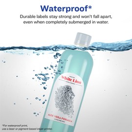 Avery Durable Waterproof Arched Labels with Sure Feed, 4.75" x 3.5", 40 Oil and Tear-Resistant Waterproof Labels, Print-to-The-Edge, Laser/Pigment-Based Inkjet Printable Labels