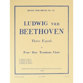 Ludwig Van Beethoven: 3 Equali (Trombones 4)