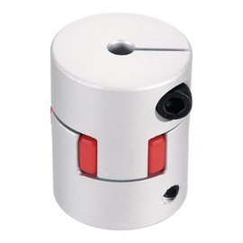 sourcing map Aluminum Shaft Coupling 10mm to 15mm Flexible Spider Coupling L50mm x D40mm Coupler Jaw Spider Shaft Joint Connector for 3D Printers DIY Encoder CNC Router Milling Machine