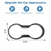 PDKLIN for Mustang Cup Holder Cover Frame Trim for Ford