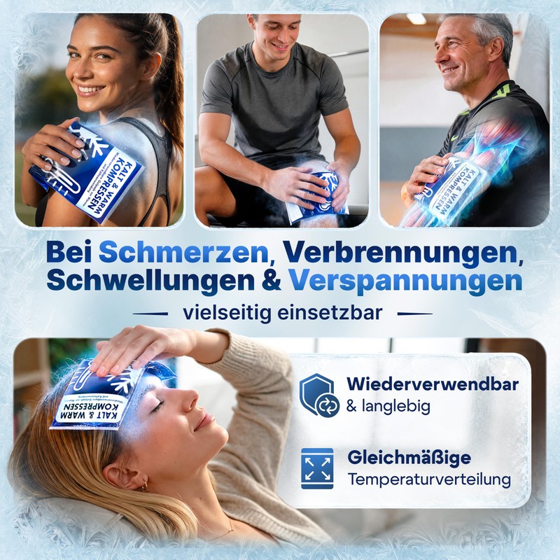 HELDENWERK® Cold Warm Compress | Cool Packs Gel for Children