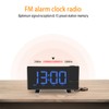 Projection Alarm Clock 8 Inch LED Curved Screen FM Radio