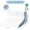 FSCGIFE Bed Wedge Pillow for Sleeping 3PCS, 20-in-1 Adjustable Memory