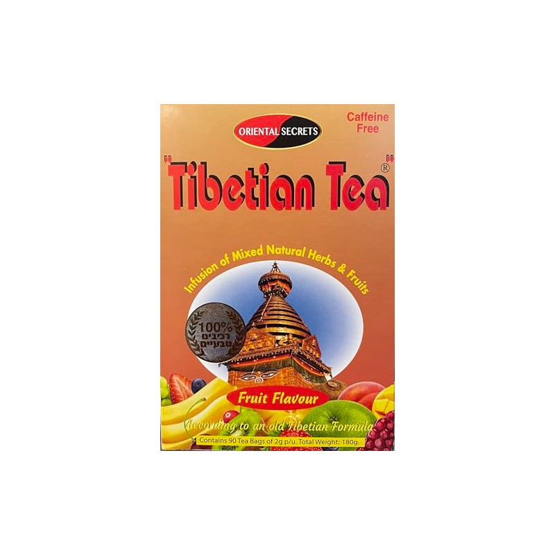 Tibetan Tea Fruit Flavour Kosher 90 Bags