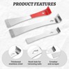 3 PCS Stainless Steel Pry Bar Set, Mini Pry Bar