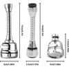 3 piezas de cabezal de llave de cocina, aireador de
