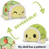 TeeTurtle - The Original Reversible Turtle Plushie - Strawberries +