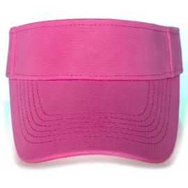 Rose Carmine Outdoor Sports Vintage Pigment-Dyed Sun Visor Hat Caps for Golf Baseball Tennis - Women and Men