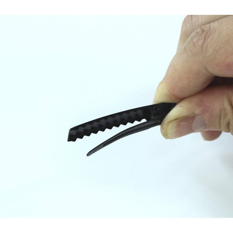 ALL in ONE Hair Clip for DIY (46MM Black Flat