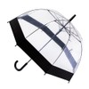 ThreeH Clear Dome Umbrella Windproof Lightweight Transparent Bubble Surface Automatic