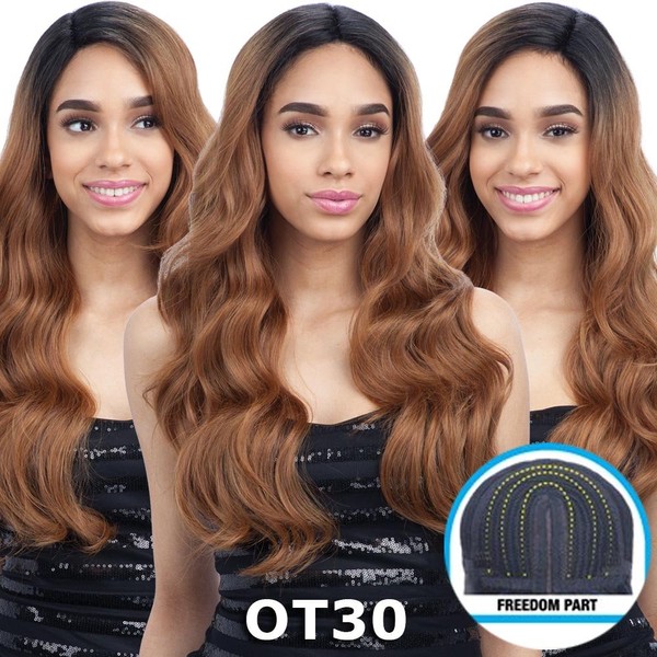 FreeTress Equal Freedom Part Lace Front Wig - 202 (26") (4 Medium Brown)