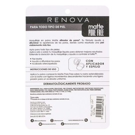 Maquillaje en Polvo Renova Beige Natural Polvo 10.5g