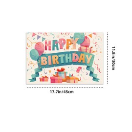 Amiee Rose Birthday Table Decoration: Enchanting Birthday Placemats - Magnificent Happy Birthday Decorations for Women
