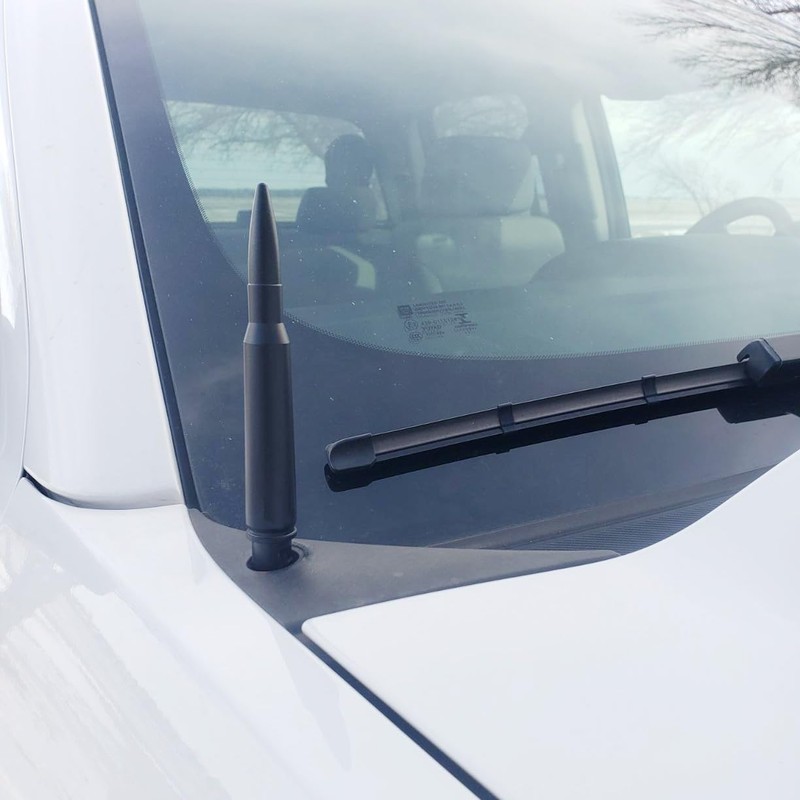 RooFox 5 Inch Short Antenna Replacement Mast for Chevy Silverado
