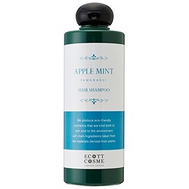 Ecott Cosme Organic Hair Shampoo (Moist) Apple Mint, Yamanashi Prefecture