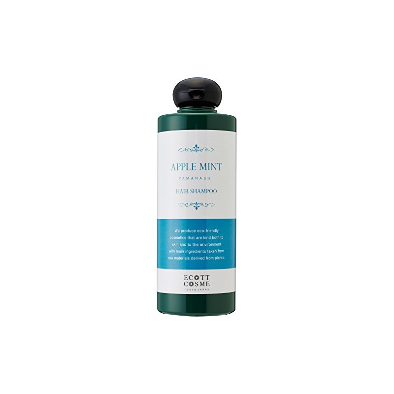 Ecott Cosme Organic Hair Shampoo (Moist) Apple Mint, Yamanashi Prefecture