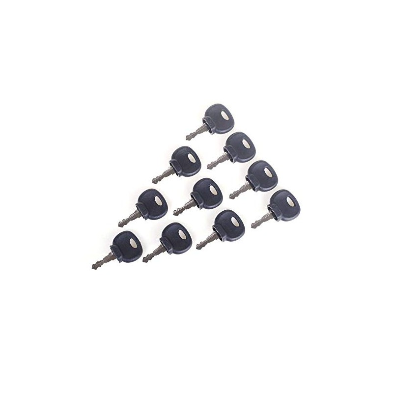 ANGEEK 10 x replacement keys 14607 ignition key for JCB