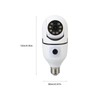 360 Degree Light Bulb Camera 1920 X 2160 Auto Tracking