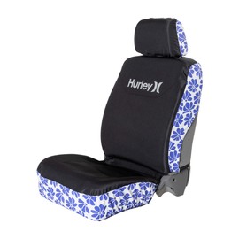 Hurley Universal Low Back and Bench Fitted Seat Cover for Car, Truck, and SUV, Durable Seat Protection, Polyester Conversational Jacquard, Fitted Low Back