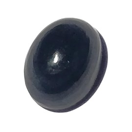 LKBEADS OGS_590 Natural Black Ethiopian Opal Oval Shape Cabochon Cut Loose Gemstone for Jewellery Making, Pack of 1, Gemstone, Other Gemstones